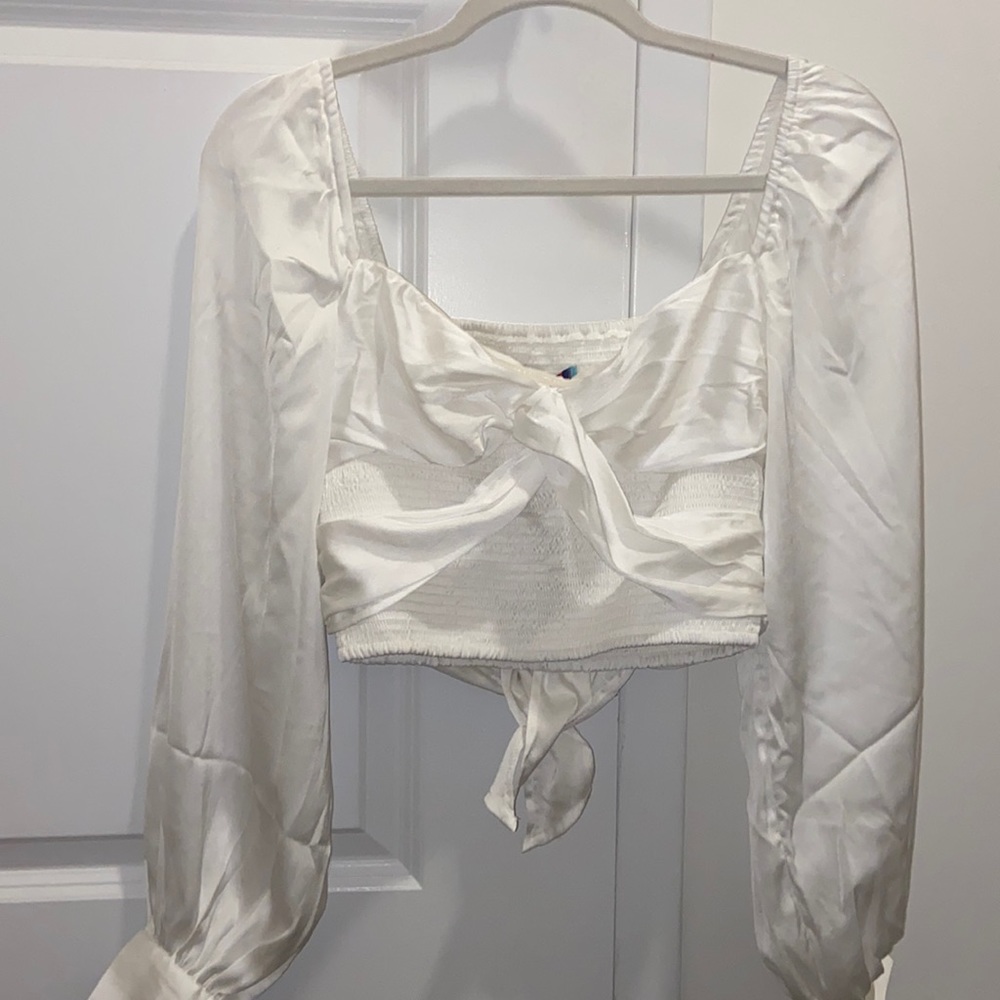 Long Sleeve Urban Outfitters Corset Top